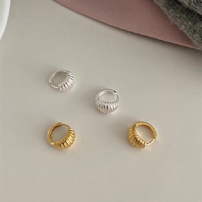 Boucles d'oreilles coréennes en argent Sterling 925, tempérament Simple, exquis, tendance, bijoux Sexy, cadeau
