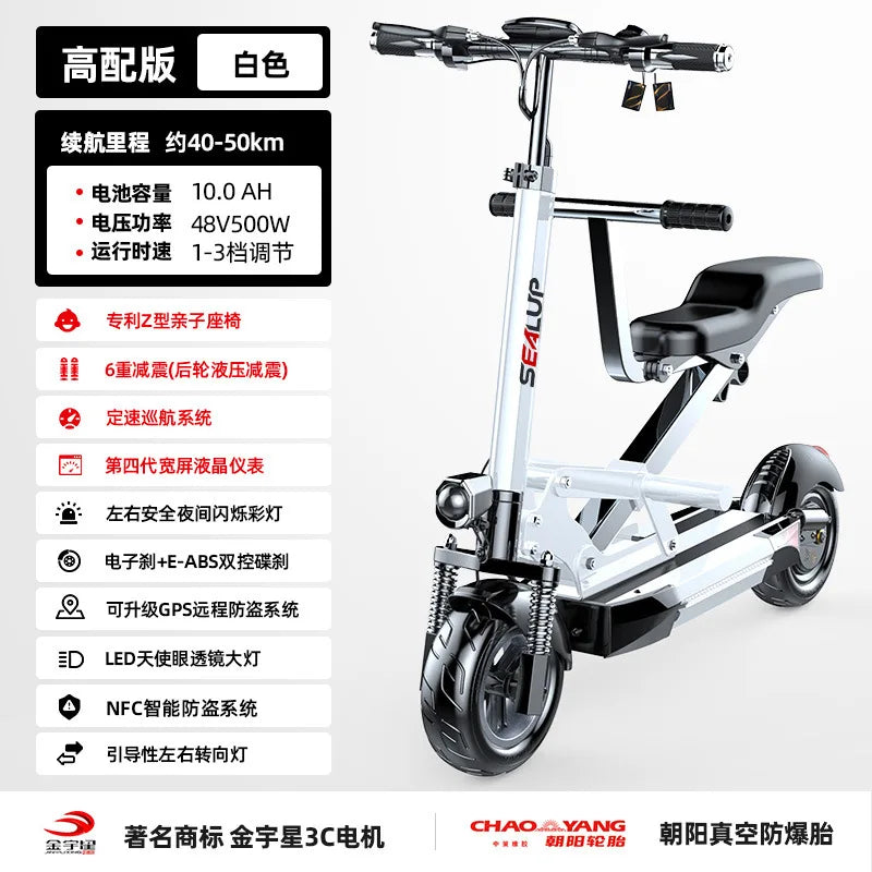 FGoldable Electric 400W haute performance - scooter éléctrique