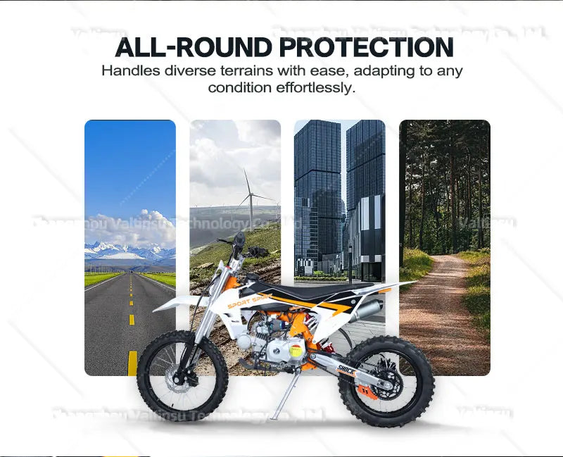 đïž Dirt Bike 125cc Valtinsu â Moto Cross 4 Temps