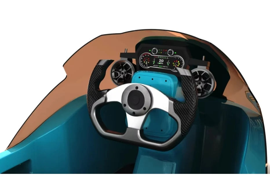 Electric Kart Boat – Bateau Électrique de Loisirs pour 5 Personnes