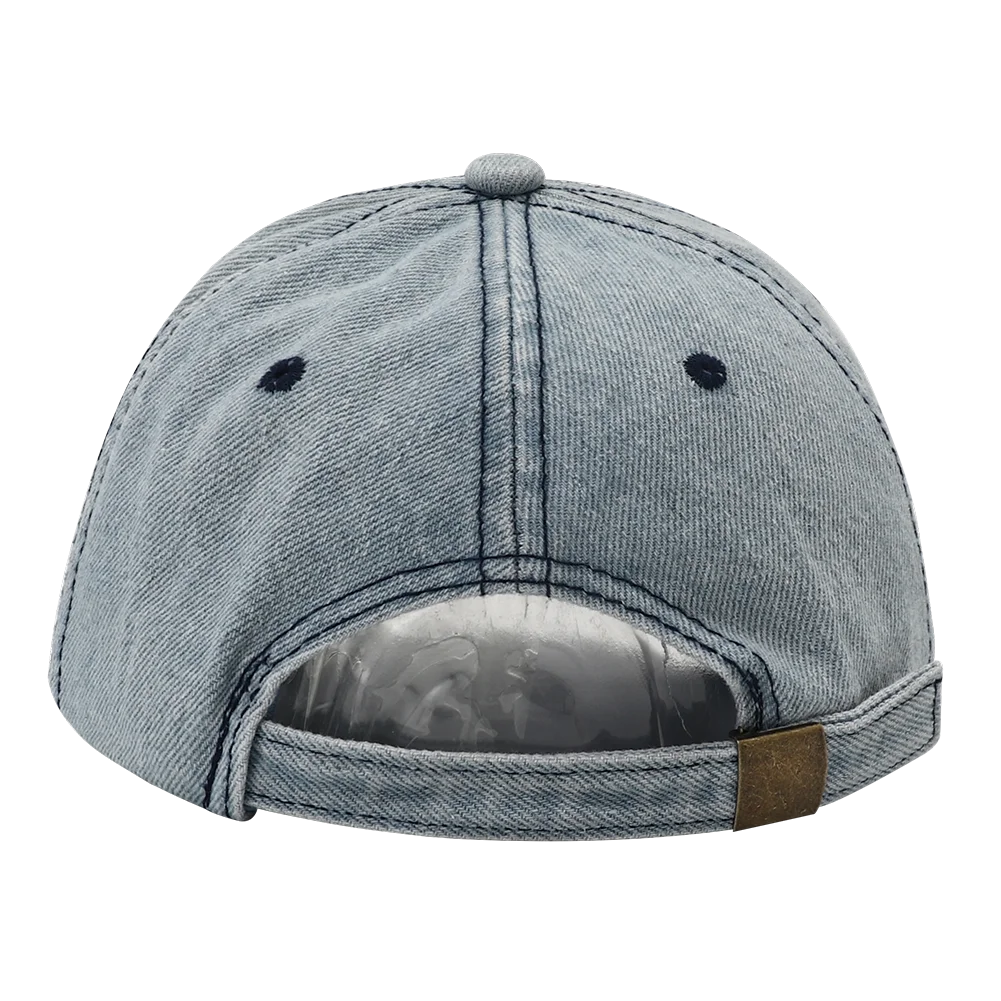 Casquette Baseball Denim Déchirée Unisexe Snapback Hip Hop Streetwear Protection Solaire 2024