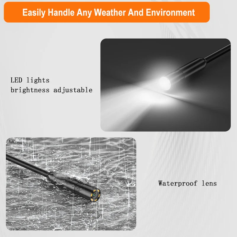 Caméra Endoscope avec Écran 4.3" – Inspection Haute Définition !