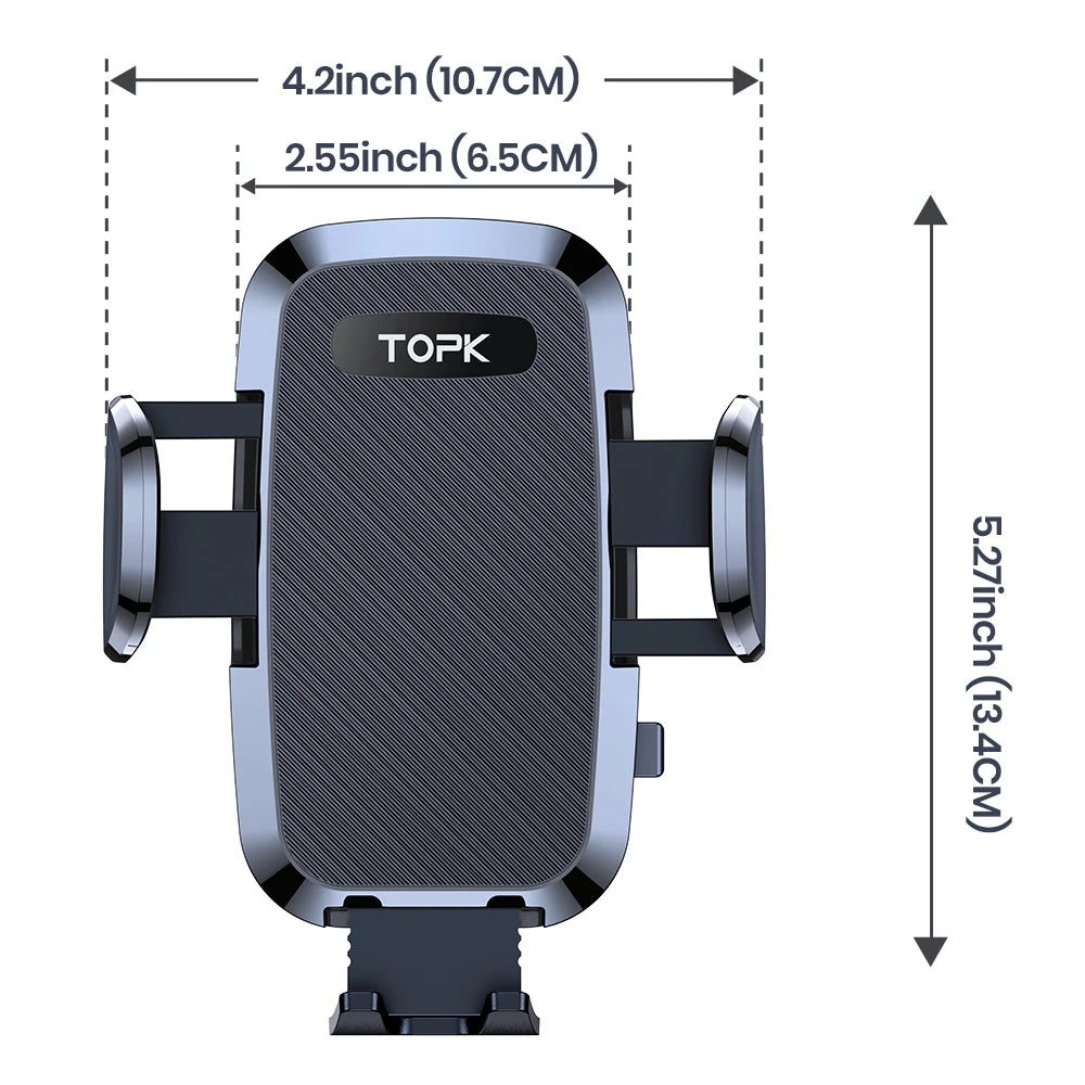 TOPK Universal Car Bracket Gravity Auto Phone Holder