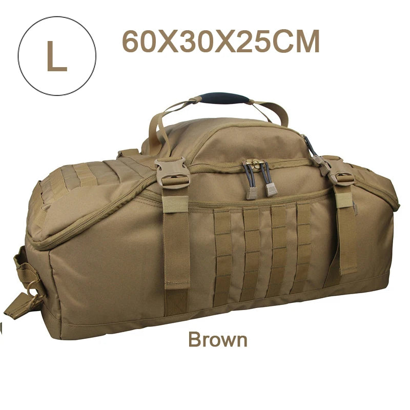 Sac à Dos Tactique LQARMY 3-en-1 – 35L à 80L | Militaire, Sport & Voyage