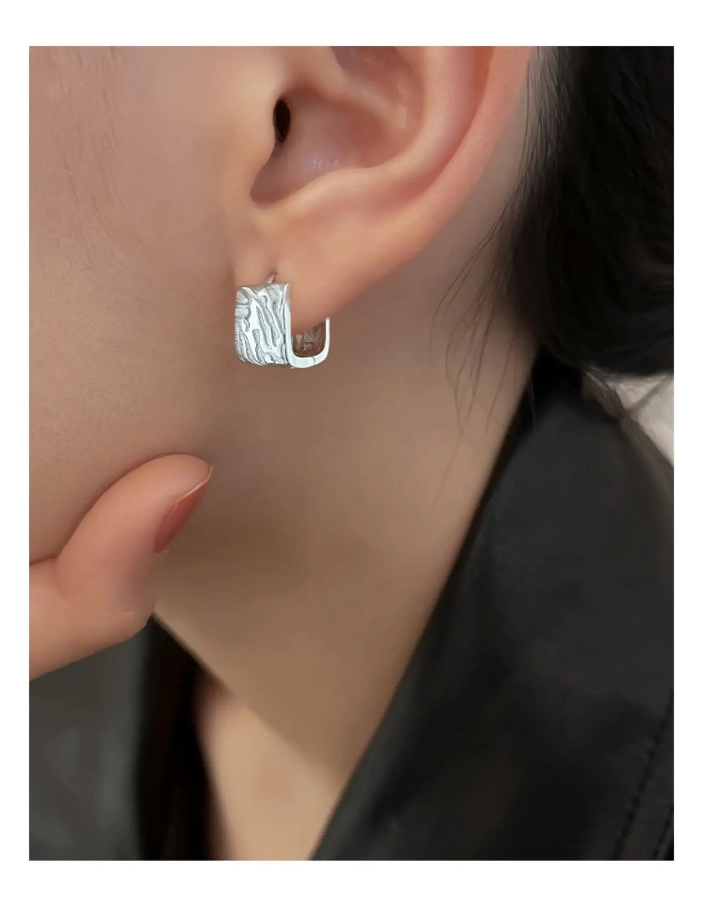 REETI 925 boucles d'oreilles en argent Sterling boucles d'oreilles carrées géométriques pour femmes cadeau boucles d'oreilles bijoux de mode cadeau