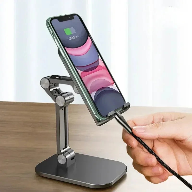 Support de téléphone portable de bureau pour IPhone IPad Xiaomi support de tablette de bureau pliable réglable support de téléphone portable de Table universel