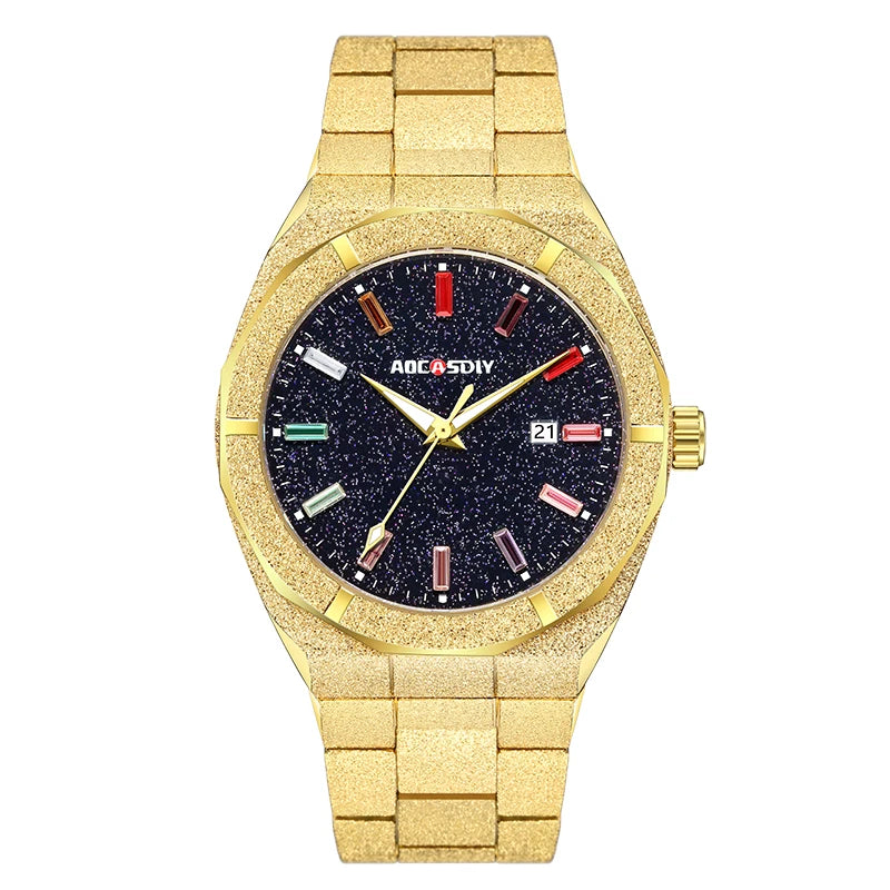 Montre Quartz Homme – Acier Inoxydable Élégante & Résistante
