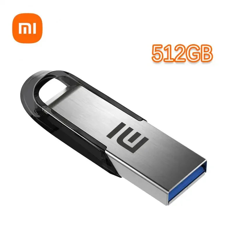 Xiaomi 2 to USB clé USB clé 1 to mémoire étanche U disque haute vitesse USB 3.2 Transmission de données métal USB clé USB OTG