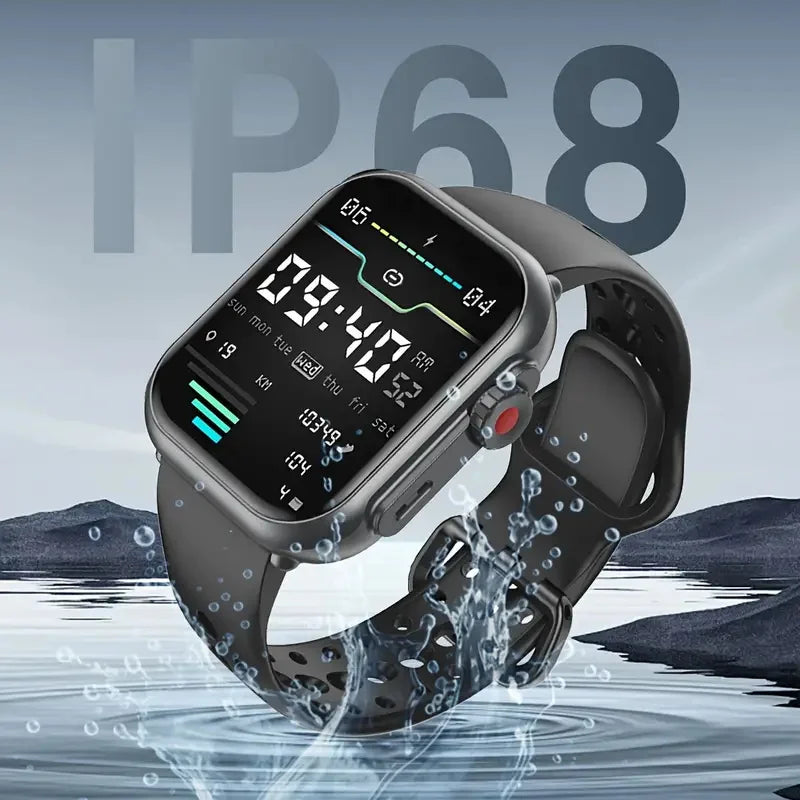 Montre Intelligente BOXUXING 2025 – Écran 1,85", Santé et Sport, Assistant Vocal