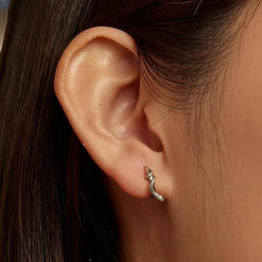 REETI – boucles d'oreilles serpent en argent Sterling 925, bijoux créatifs et Sexy pour femmes, cadeau personnalisé