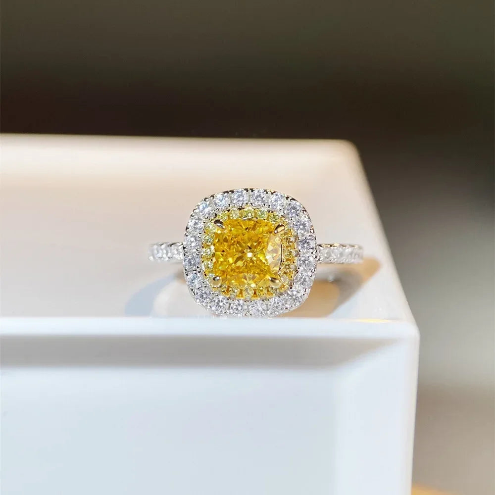 Bague Femme Or Blanc 18K avec Diamants – Certificat CCGTC