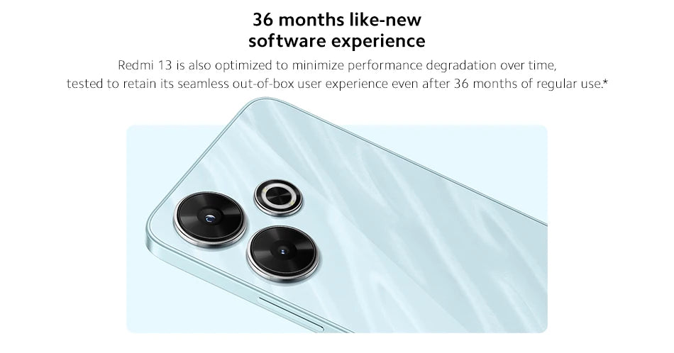Xiaomi Redmi 13 : Capturez chaque détail avec 108MP