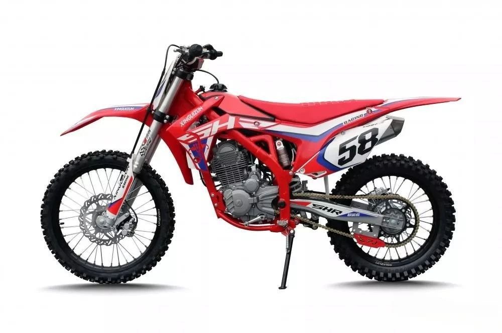 D343 Moto Tout-Terrain 250cc CB250-F | 4 Temps, Démarrage Électrique, Suspension Ajustable – Hurbike Adultes