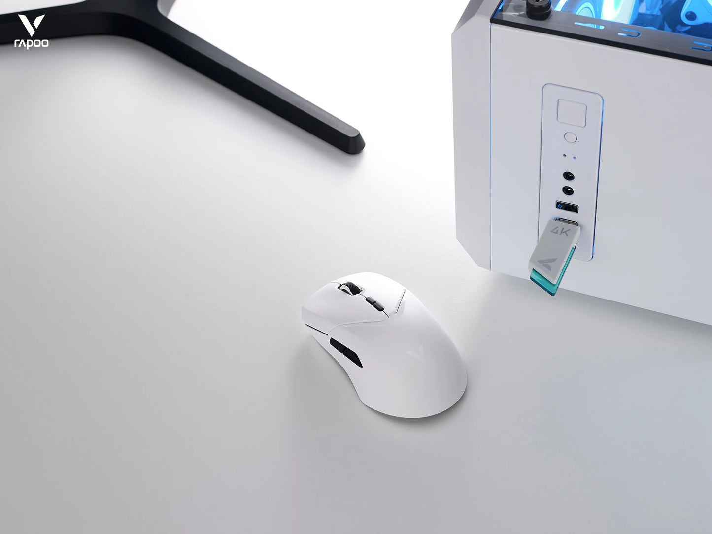 Rapoo VT9PRO – Souris de jeu sans fil légère 68g, 26000 DPI, autonomie 160H