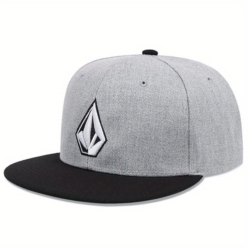 Casquette Baseball Unisexe Diamant Snapback Réglable Hip Hop Papa Hat Camionneur
