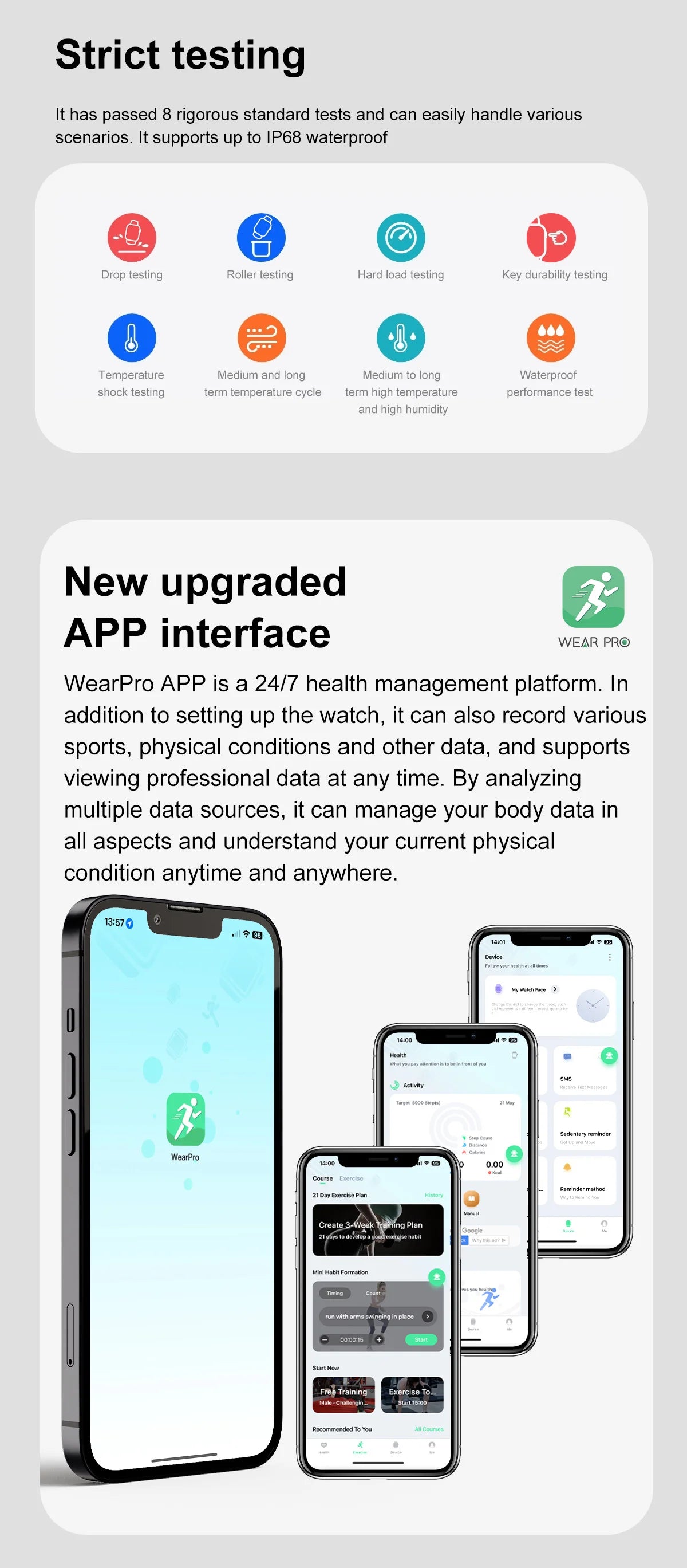Montre Connectée GUHUAVMI Apple Watch Ultra 2 – AMOLED, Suivi Santé, Multi-Sports, IP67