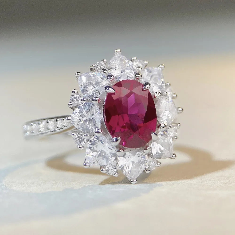💍 Bague Femme en Platine avec Diamants – Style Classique