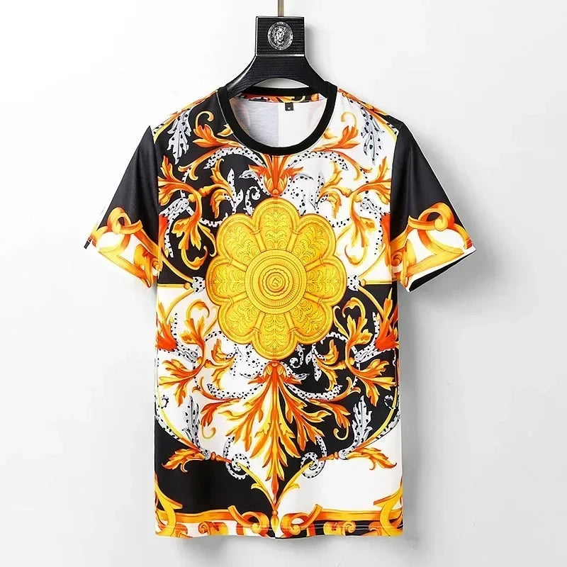 T-shirt homme 3D imprimé – Séchage rapide et grande taille pour l’été 2024