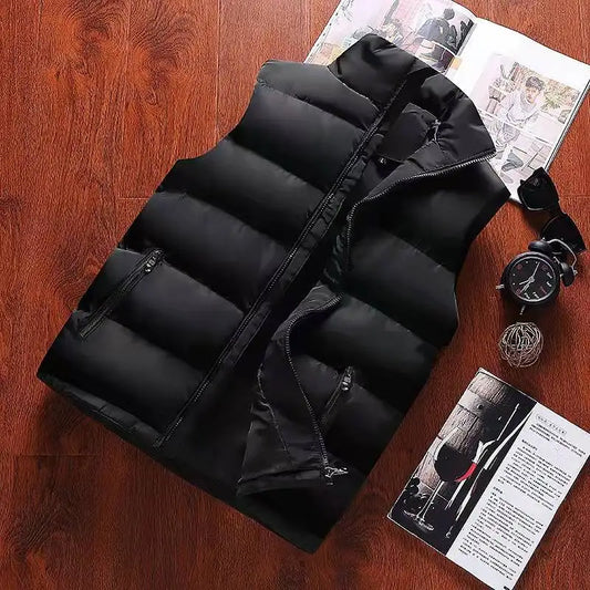 Gilet sans Manches pour Homme - Veste Chaude et Imperméable