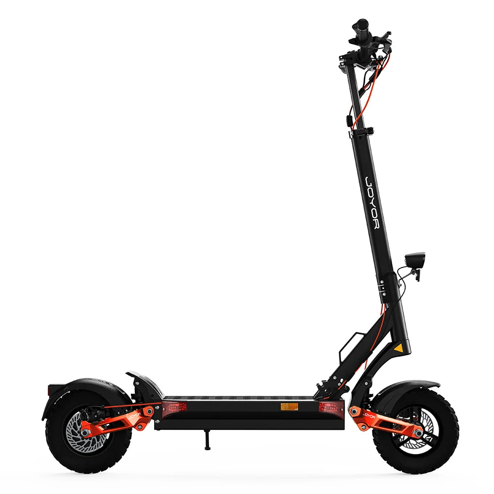 JOYOR T6 Trottinette Electrique Pour Adulte Moteur 600 W, Autonomie Maximale 70 Km, Pneus Tout-Terrain 10 Pouces, Vitesse Maximale 25 km/h