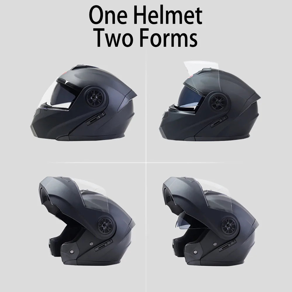 Casque de moto rabattable pour hommes et femmes, sécurité, descente, motocross, course modulaire, visage intégral personnalisé, approuvé par le DOT
