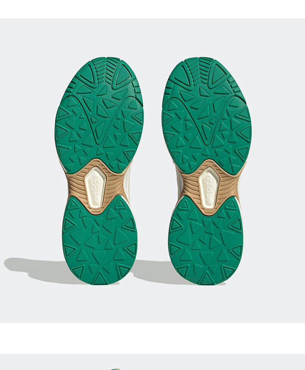 Adidas JZ RUNNER Retro – Baskets Unisexe Respirantes avec Accents Verts