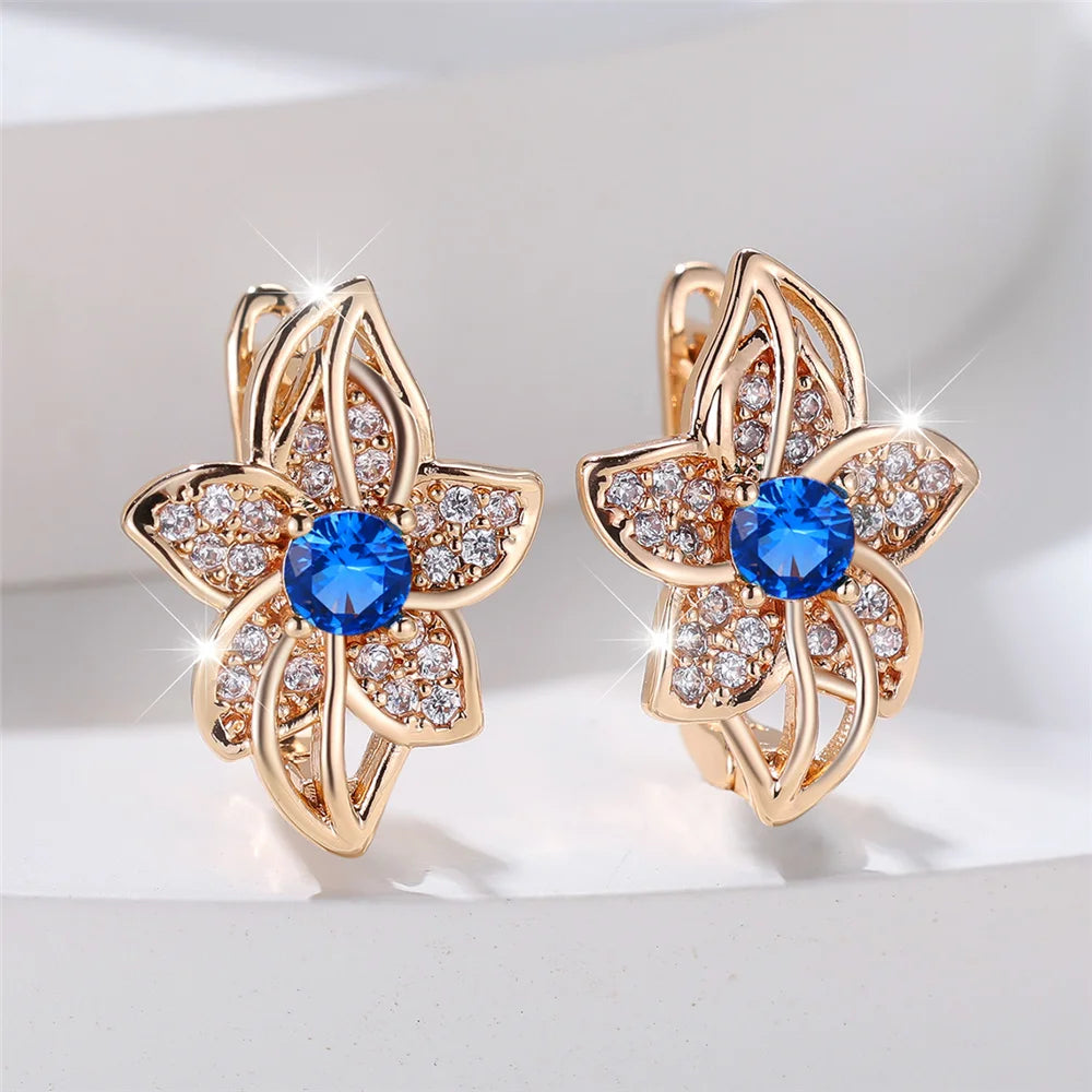Boucles d'Oreilles Rondes Vertes sur Pierre pour Femme, Bijoux de Mariage, Breloque, Document en Or