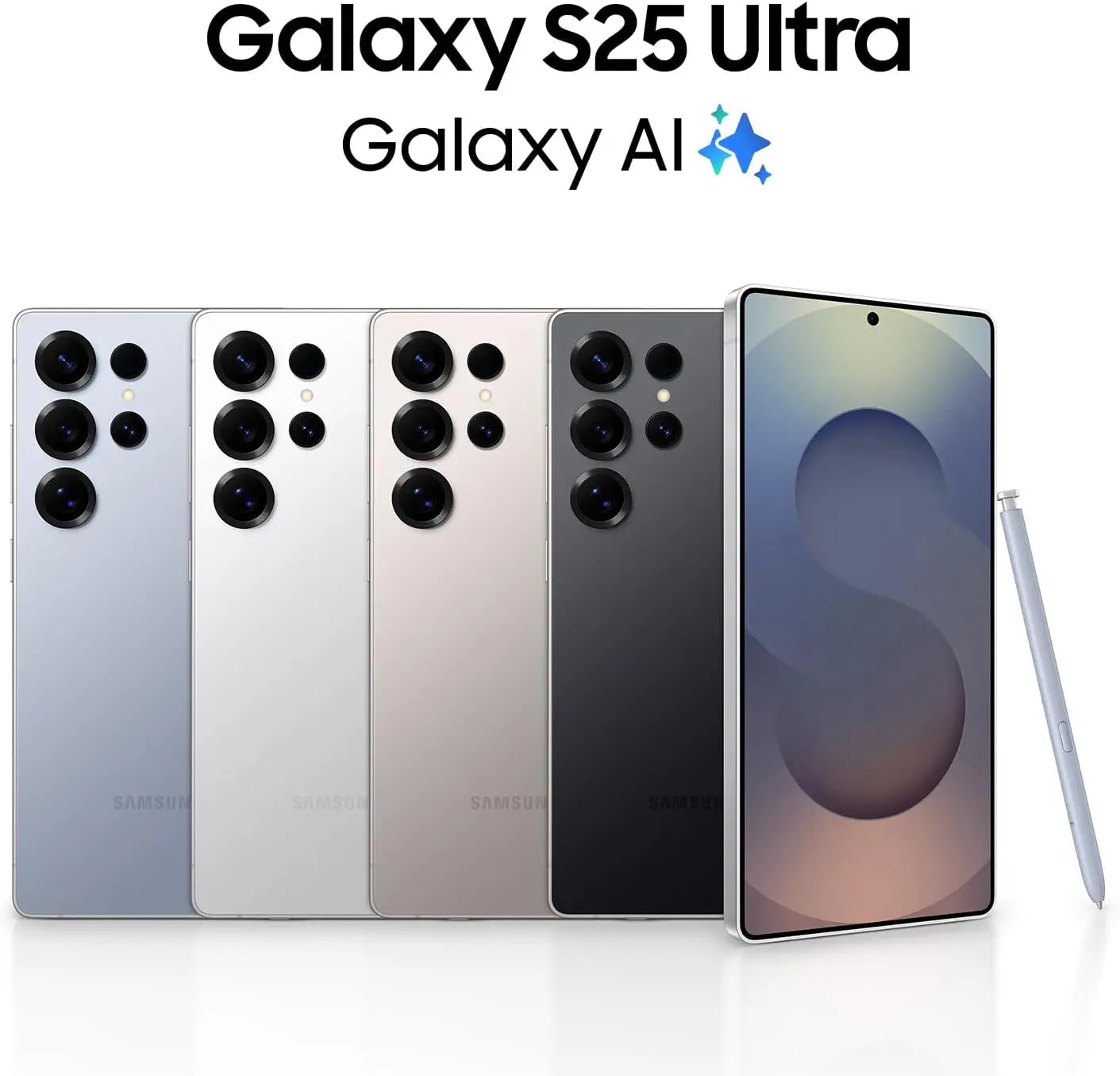 2025 nouveau Samsung Galaxy S25 Ultra 5G Smartphone Snapdragon 8 Elite 6.9 "120Hz dynamique LTPO AMOLED 2X affichage 200MP Quad AI caméra