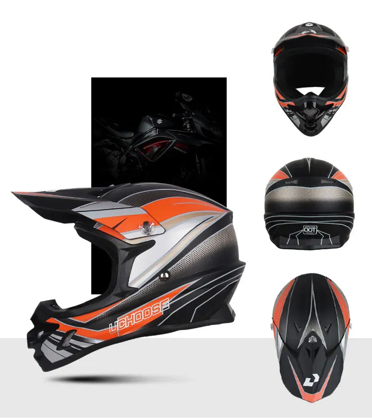 Casque de motocross classique pour hommes et femmes, casque de course, motocross, descente, hors route, rallye, endflats, adultes, femme, 2023