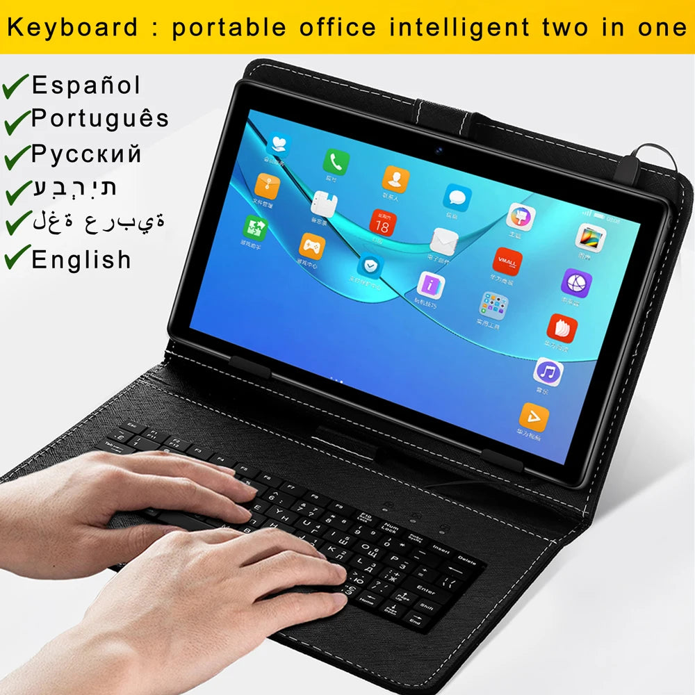 Tablette PC BDF d'origine, Android 12, Octa Core, 3G, 4G, Permanence, Internet, WiFi, Internet, BT, Version globale, 8 Go de RAM, 256 Go, Dean, 10,1 pouces
