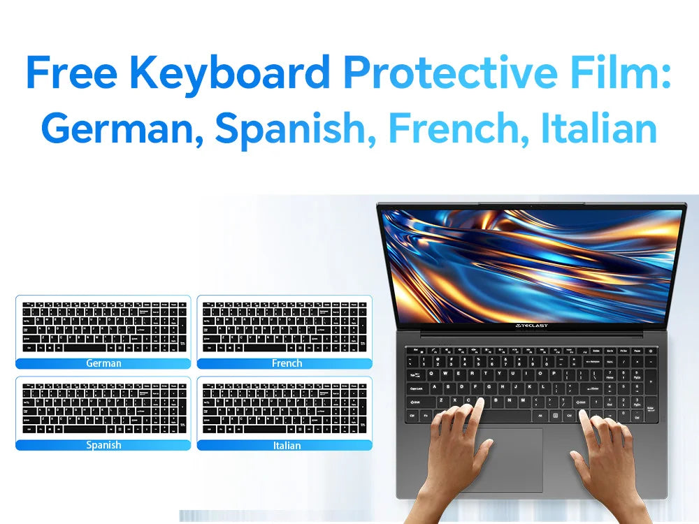 💻 Teclast F17Plus – Ordinateur portable 17.3" IPS, Intel N95, 16GB RAM, 512GB SSD