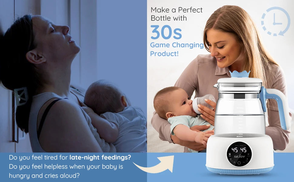 Bouilloire Thermostatique pour Bébé – Préparez le Lait à la Température Idéale !