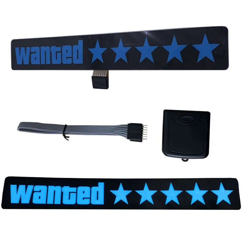 Autocollant de lumière LED de décoration de voiture JDM, feux clignotants, panneau lumineux de pare-brise, lampe de marqueur électrique, mode