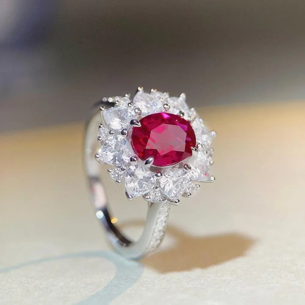 💍 Bague Femme en Platine avec Diamants – Style Classique