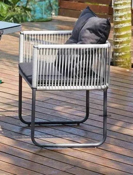 Ensembles de Table et de chaises d'extérieur en rotin PE, Table et chaise de loisirs pour cour, ensemble de meubles de jardin, balcon, meubles de Villa de jardin BB