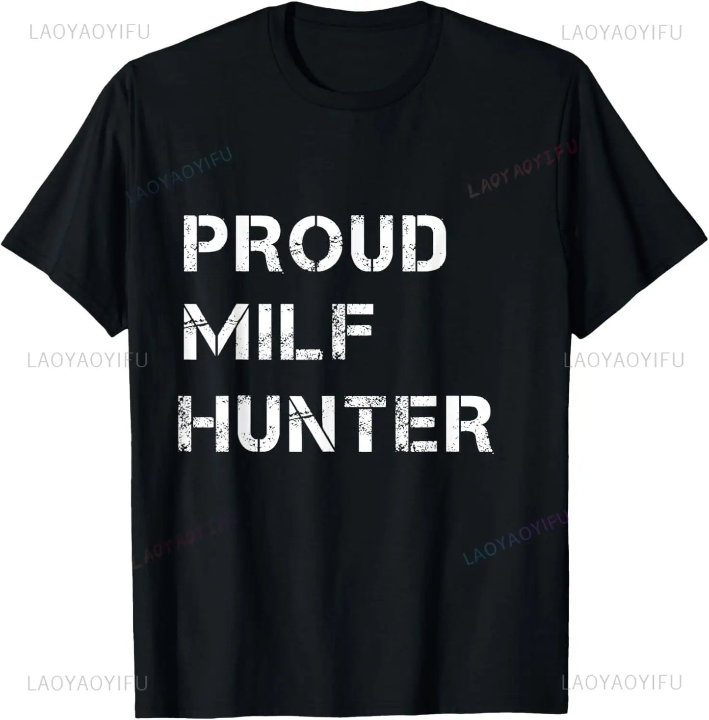 Chasseur de MILF-T-shirt humoristique pour homme, humoristique et humoristique, humoristique et humoristique