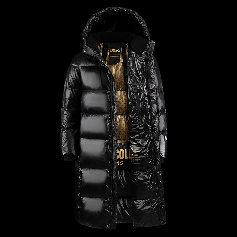 🧥 Doudoune Longue de Luxe Unisexe – Style K-Pop 2024