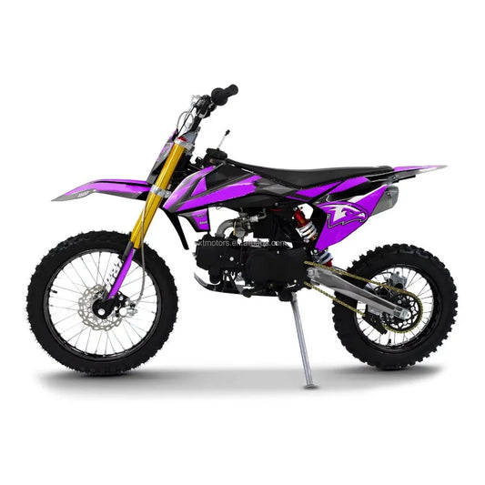 Nouveau Moto essence 125cc moteur coup de pied et démarrage électrique adulte Dirtbike