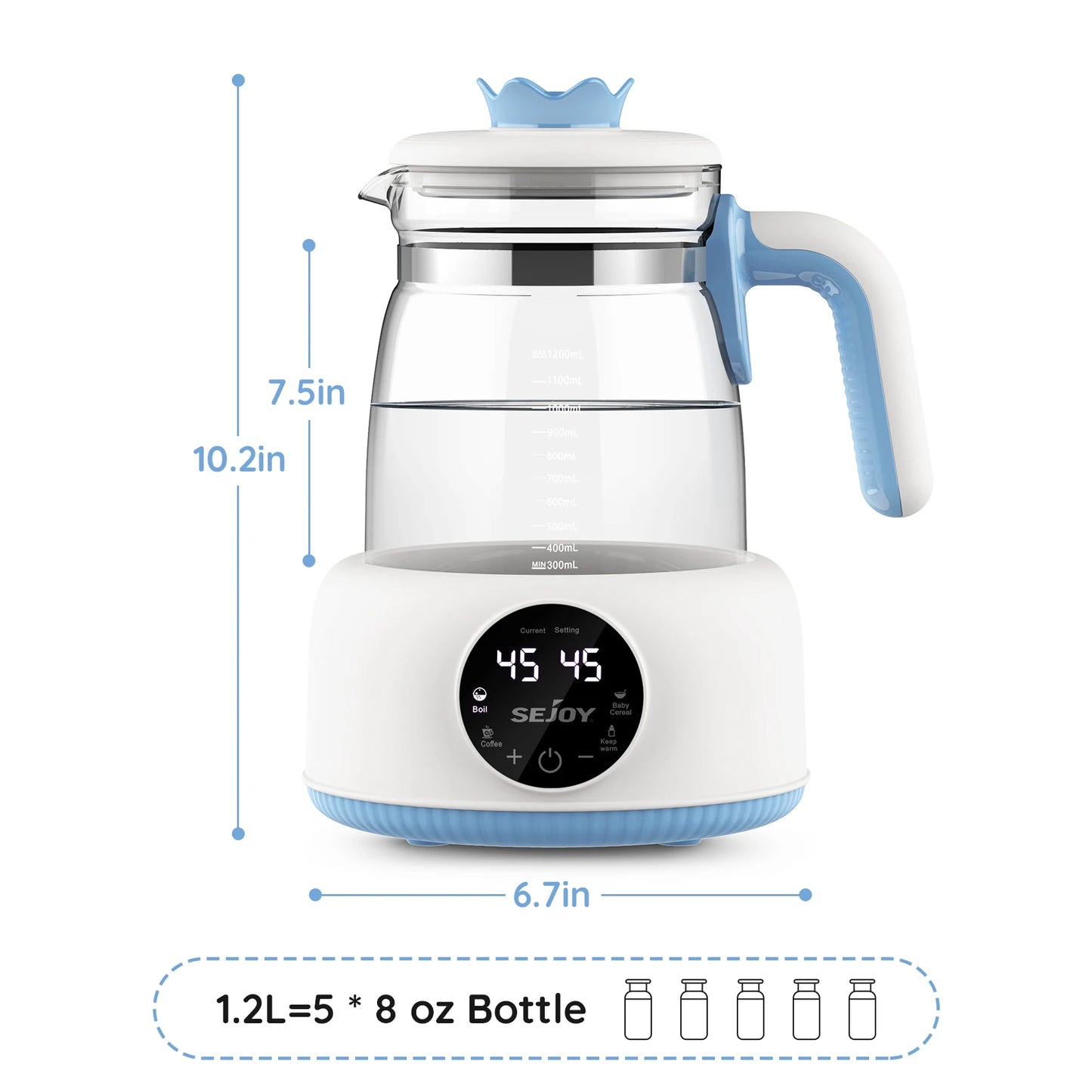 Bouilloire Thermostatique pour Bébé – Préparez le Lait à la Température Idéale !