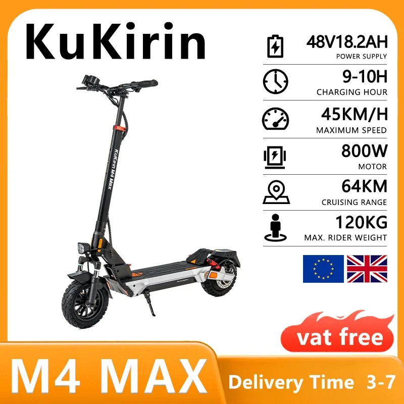 Kukirin G2 Master – Trottinette Électrique Double Moteur 2000W 52V | 60 km/h, 80 km autonomie, Pneus 10” Hydraulique