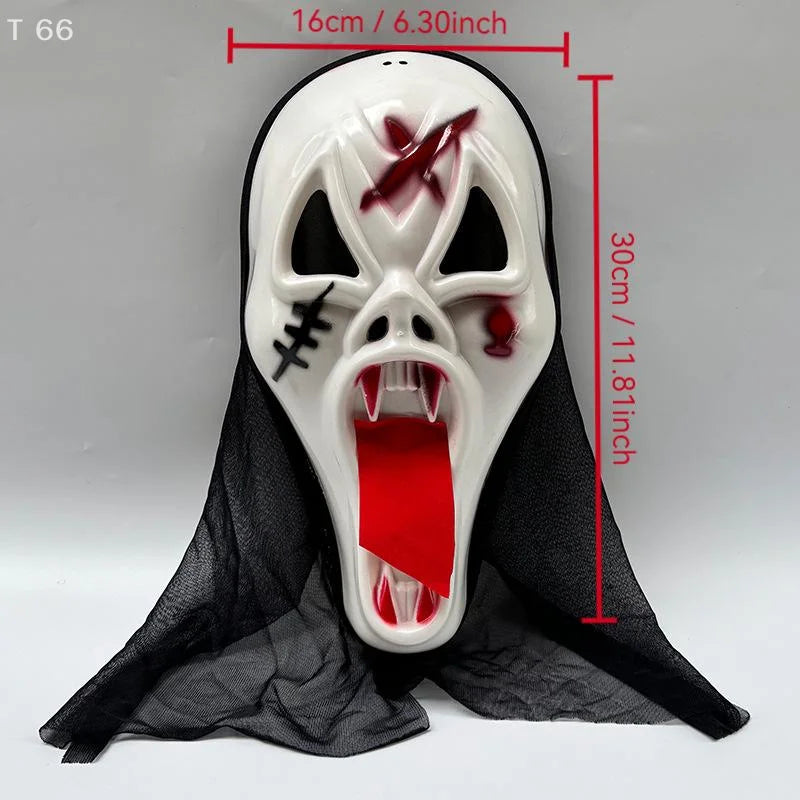 Masque Squelette Respirant – Halloween et Cosplay Effrayant