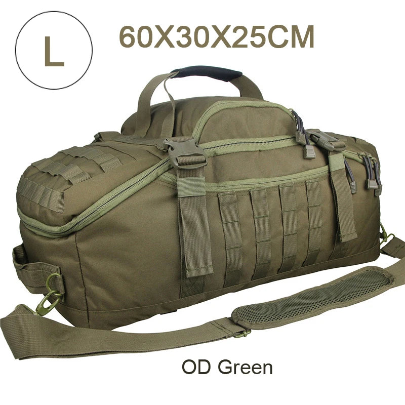 Sac à Dos Tactique LQARMY 3-en-1 – 35L à 80L | Militaire, Sport & Voyage