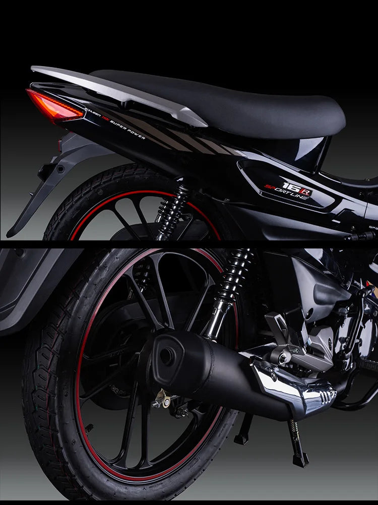 🏍️ KAMAX 110CC Cub 16R – Moto Sous-Bone avec Freins à Disque