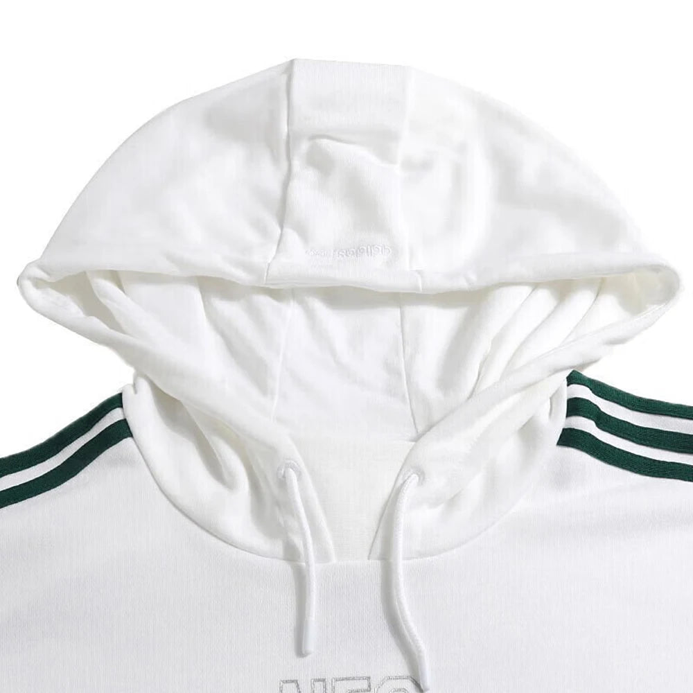 Adidas NEO Series sweat à capuche blanc rayures classiques Design marque Logo détail confortable pour les sorties printemps-automne