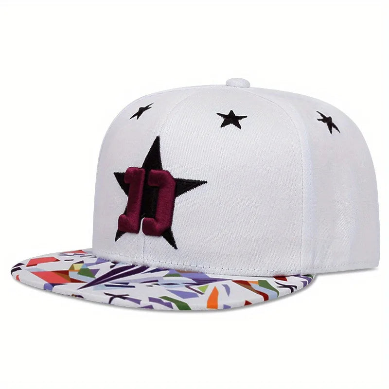 Casquette Baseball Unisexe Diamant Snapback Réglable Hip Hop Papa Hat Camionneur