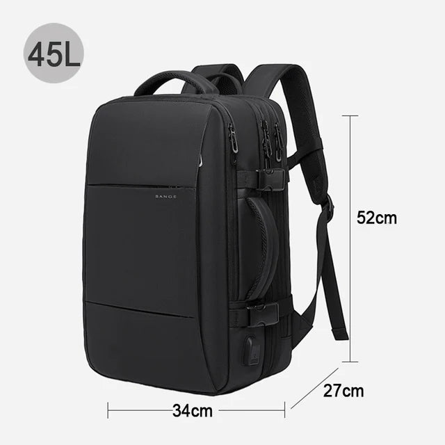 Sac à Dos Homme Bange 20-35L – Oxford, Multi-Poches, Style Commerce