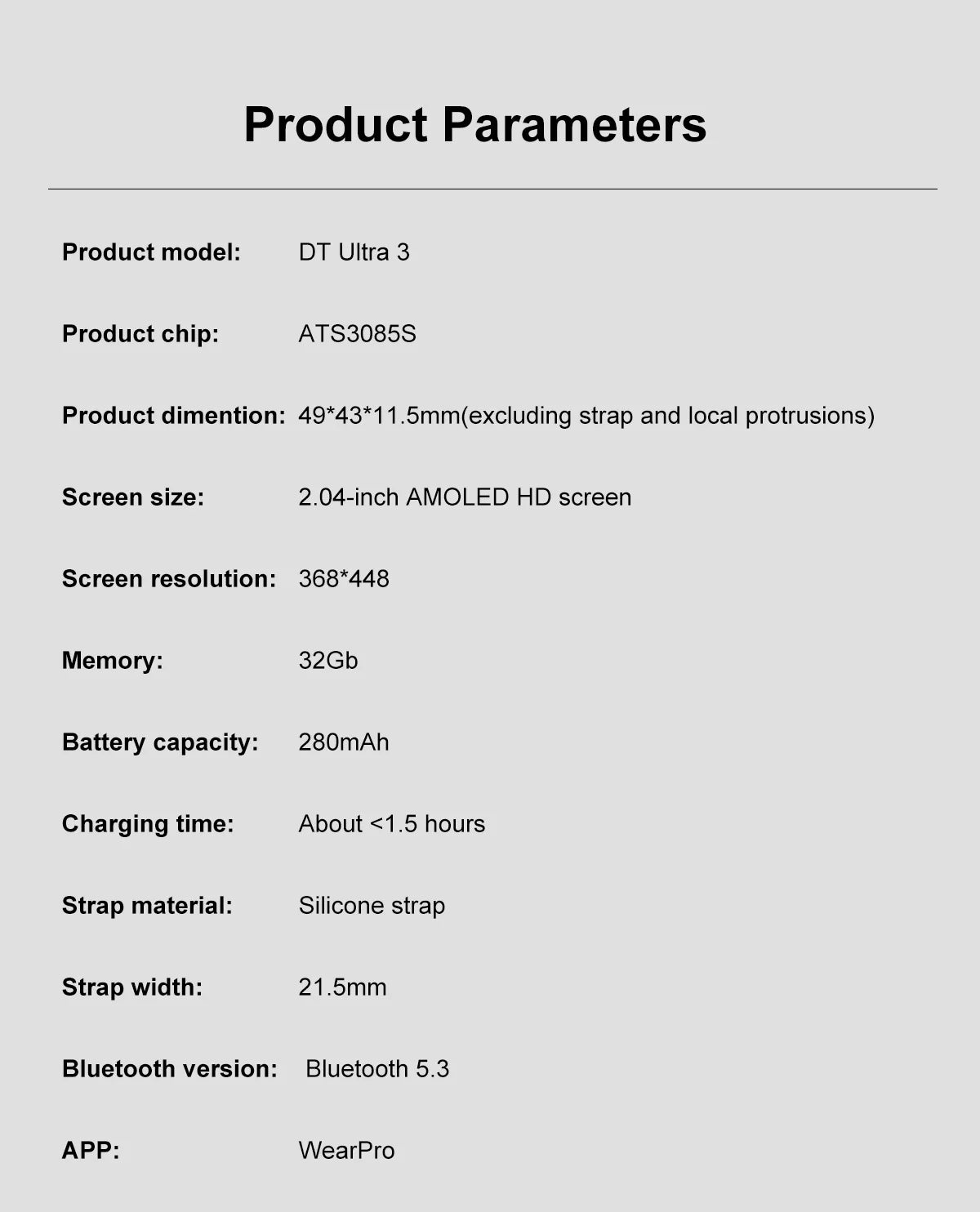 Montre Connectée GUHUAVMI Apple Watch Ultra 2 – AMOLED, Suivi Santé, Multi-Sports, IP67