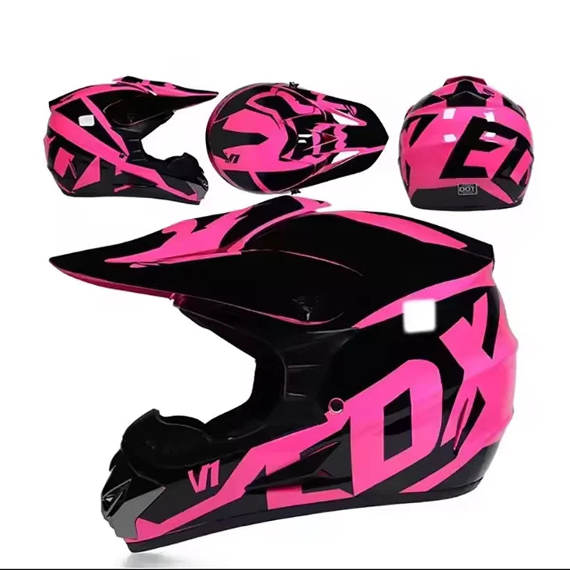 Casque de motocross pour jeunes – léger et sûr pour tout-terrain, karting, descente et vélo de cross