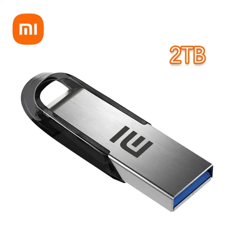 Xiaomi 2 to USB clé USB clé 1 to mémoire étanche U disque haute vitesse USB 3.2 Transmission de données métal USB clé USB OTG