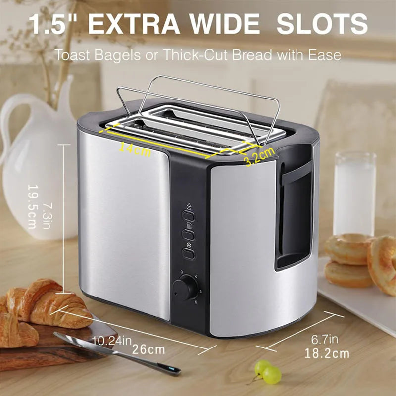 Grille-pain multifonction DMWD 4 tranches – Toaster, Sandwich & Gaufrier
